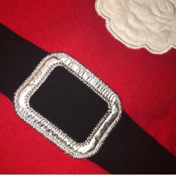 CAT & JACK Baby Santa BodySuit Hooded Jumpsuit - Picture 2 of 6